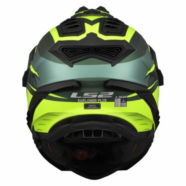 LS2 MX701 Explorer Spire Green H-vis Yellow-06 - Image 5
