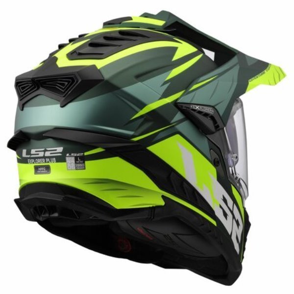 LS2 MX701 Explorer Spire Green H-vis Yellow-06 - Image 7
