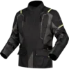LS2 NARVIK RIDING BLACK GREY YELLOW JACKET