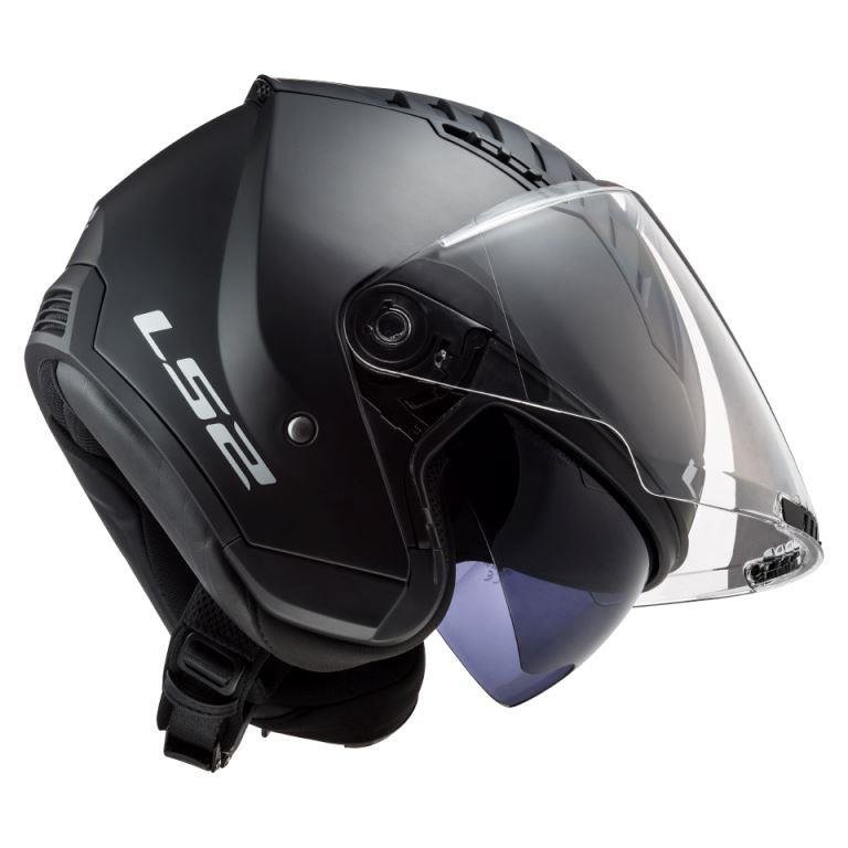 LS2 OF600 Copter Matt Black Helmet - Image 2