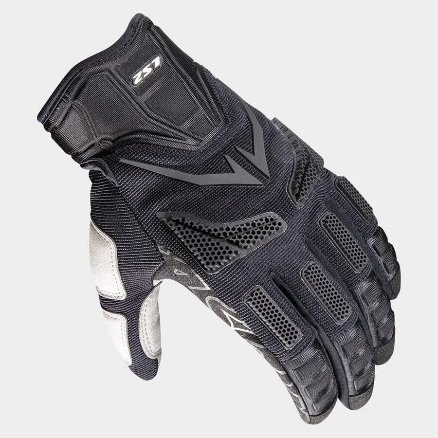 LS2 RAVIN MAN RIDING GLOVES BLACK - Image 2