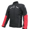 LS2 SERRA MESH BLACK RED JACKET
