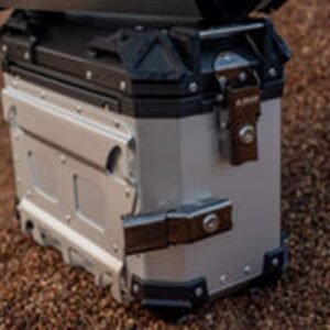 LS2 Side case Silver 38L + Pipe Case Silver 32L