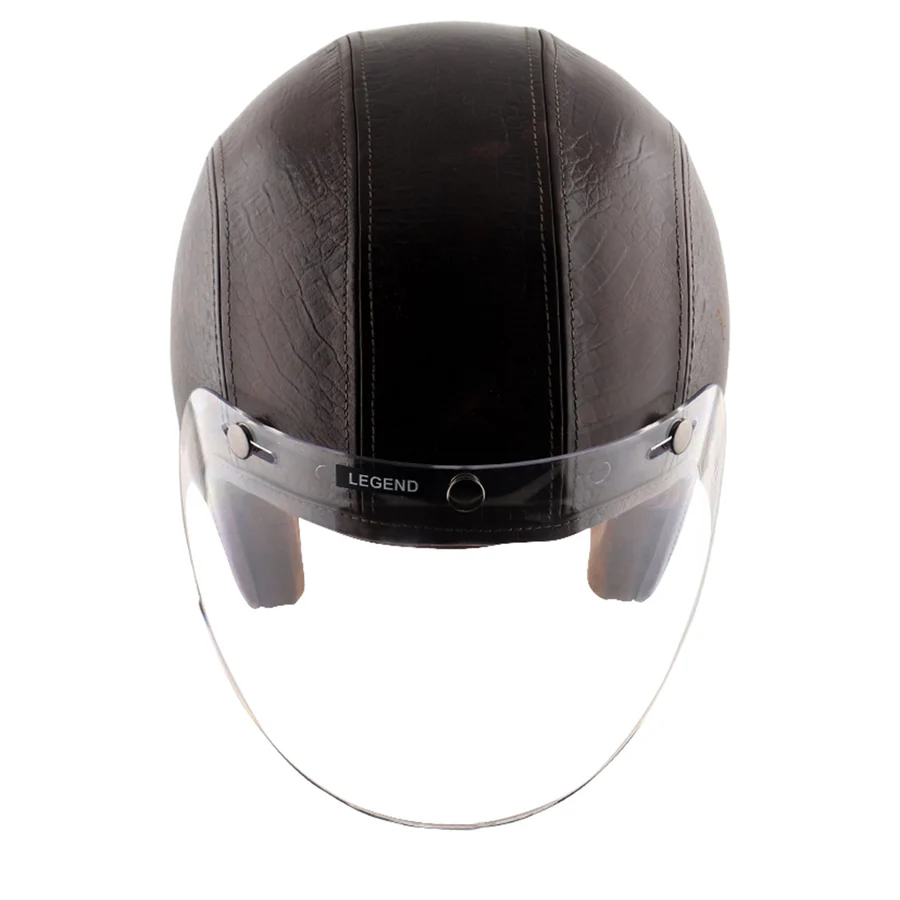 Axor Retro Jet Leather Helmet Legend -Coco Dark - Image 10