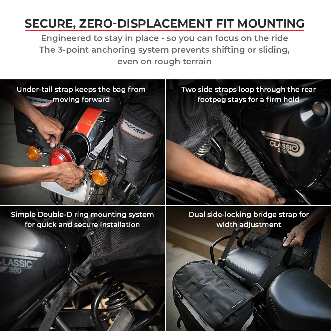 VIATERRA LEH MINI 100% WATERPROOF SADDLEBAGS - Image 18