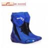 Mocha Knight Track Approved Motorcycle Riding Boot - Blue