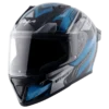 Vega Bolt Martial Helmet - Black Blue