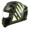 MT Hummer B Air Gloss Green Black White C6 Helmet