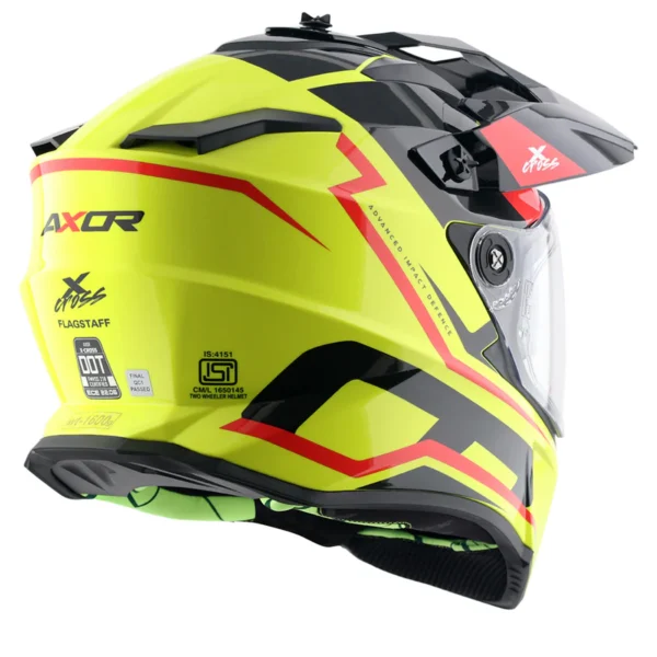 Axor X-Cross Dual Visor Flagstaff Helmet