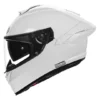 NHK K5R Solid White Helmet