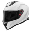 SMK NOVA SOLID GL100 WHITE GLOSSY FULL FACE HELMET