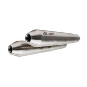 Ngage Roxor Powerflow Exhaust For Interceptor 650/ Gt 650 Chrome – Stainless Steel