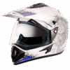 VEGA Off Road D/V Gangster Helmet -White-Blue