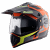 VEGA Off Road DV Race 3 Helmet- Orange-Black