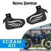 Grand Pitstop PILLION RIDER FOOTREST (PAIR) - Black for Royal Enfield - SCRAM 411