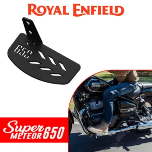 Grand Pitstop Pillion Footrest for Royal Enfield Super Meteor 650 - Black-Left