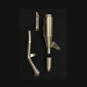 AEW EDGE Free Flow Exhaust With Mid Pipe & Centre Stand Bracket – Guerrilla 450