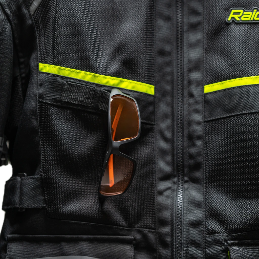 Raida Rover Touring Jacket Black Neon / Hiviz - Image 5