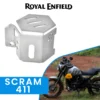 GRAND PITSTOP REAR BRAKE FLUID CAP - Silver for Royal Enfield - SCRAM 411