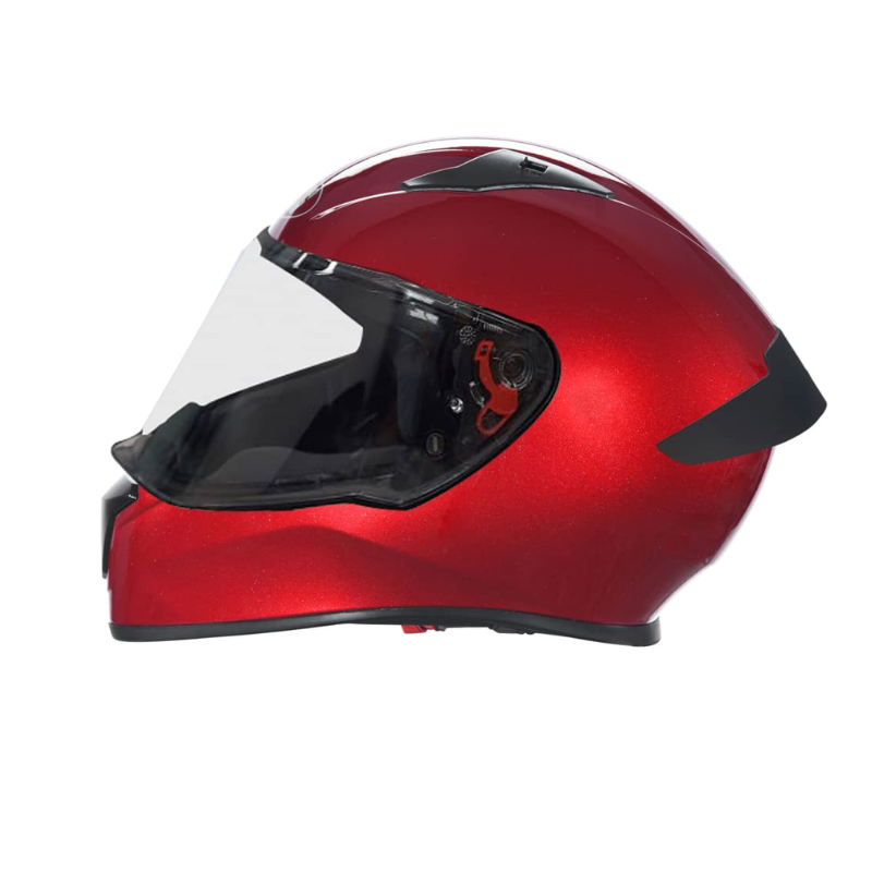 STUDDS THUNDER SOLID WITH SPOILER GLOSSY CHERRY RED - Image 3