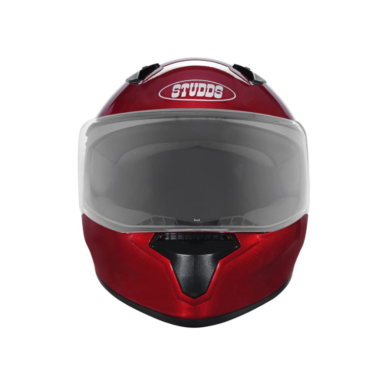STUDDS THUNDER SOLID WITH SPOILER GLOSSY CHERRY RED - Image 4