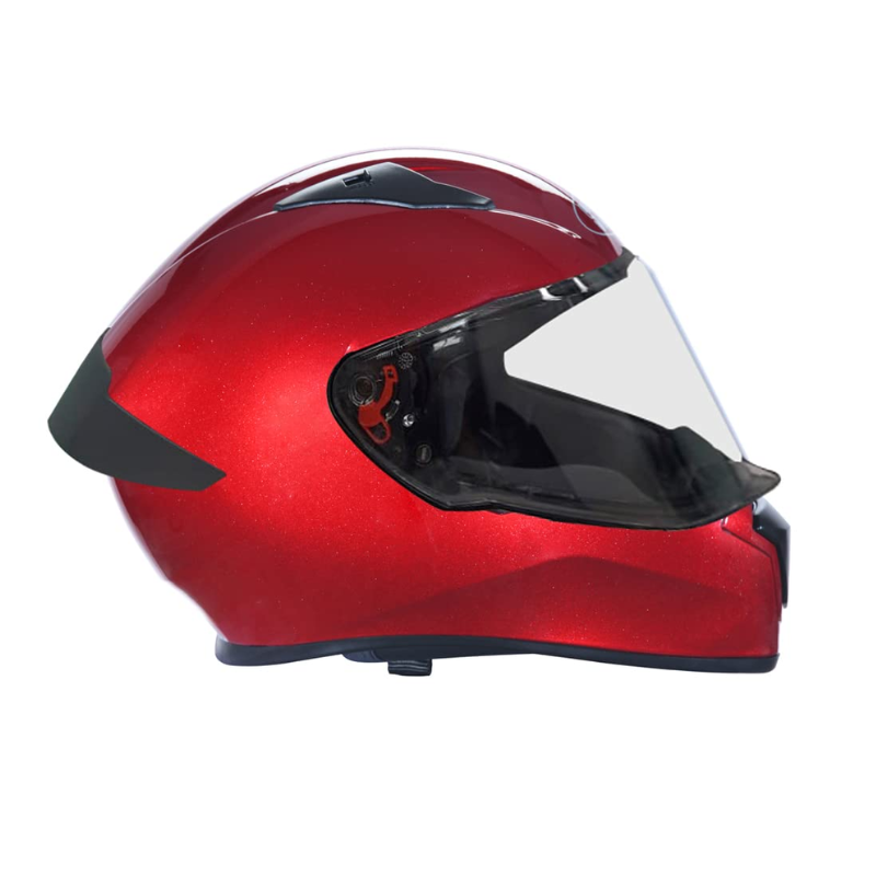 STUDDS THUNDER SOLID WITH SPOILER GLOSSY CHERRY RED - Image 5