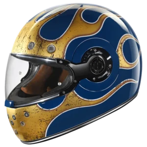 SMK RETRO INFERNO GL577 FULL FACE HELMET
