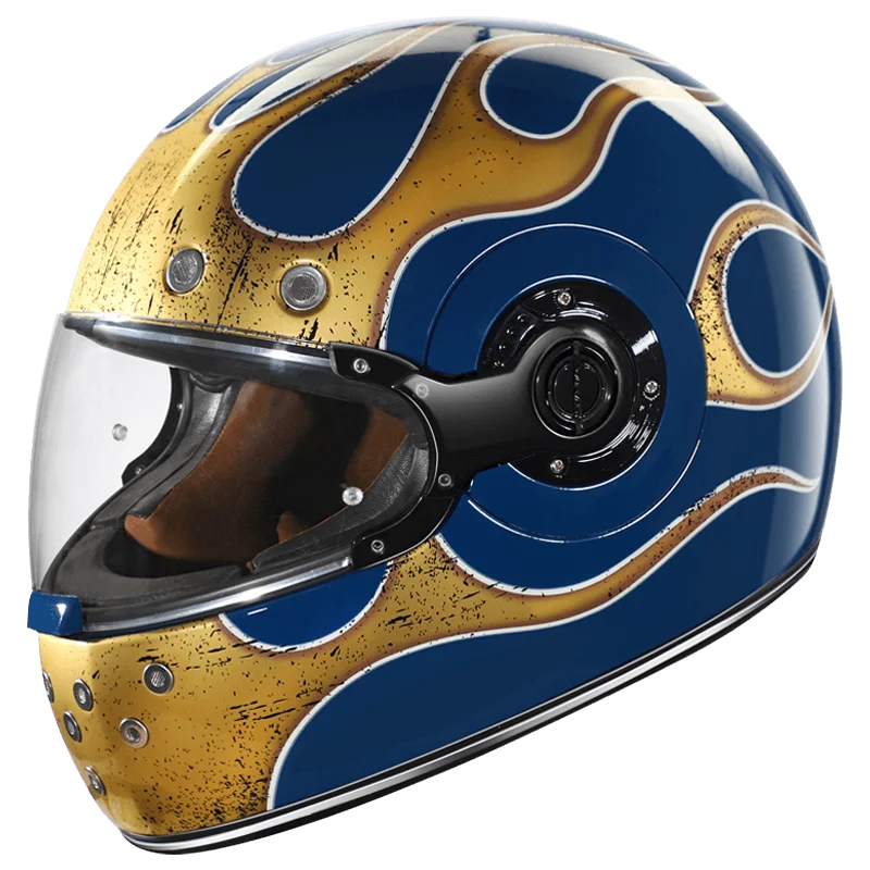 SMK RETRO INFERNO GL577 FULL FACE HELMET