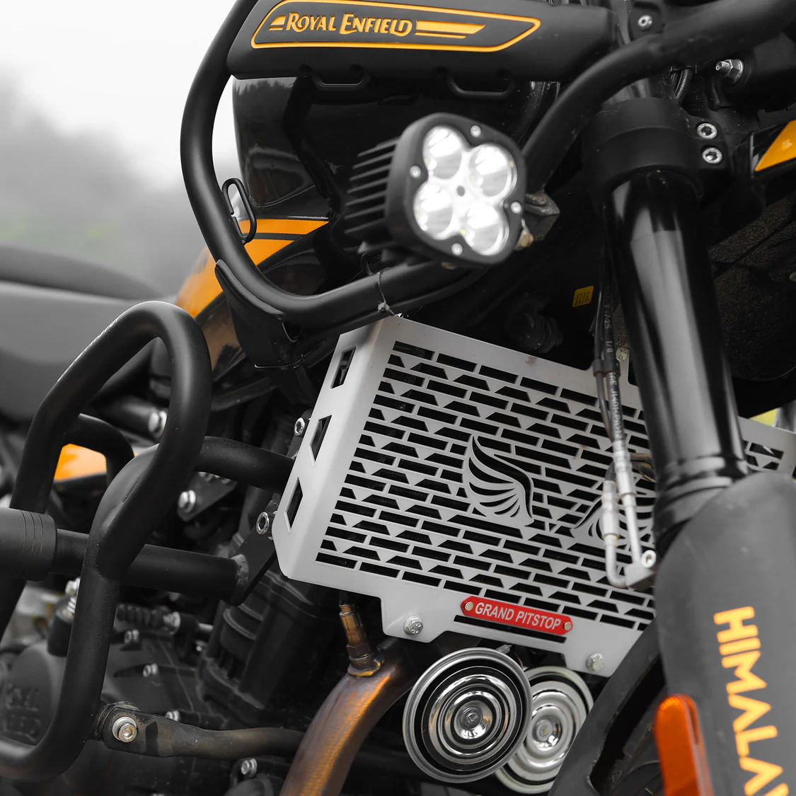 Grand Pitstop Radiator Grill for Royal Enfield Himalayan 450 - Silver - Image 2
