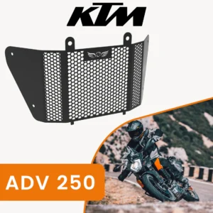 Grand Pitstop RADIATOR GRILL - Black for KTM - ADV 250
