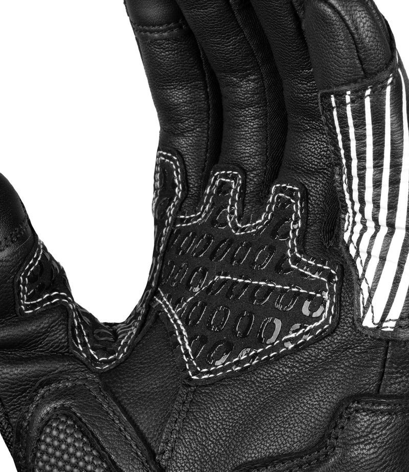 Rynox Tornado Pro 4 Gloves (Black & White) - Image 5