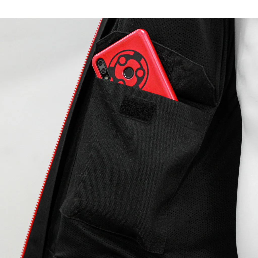 Raida BOLT Motorcycle Jacket Black Red - Image 4