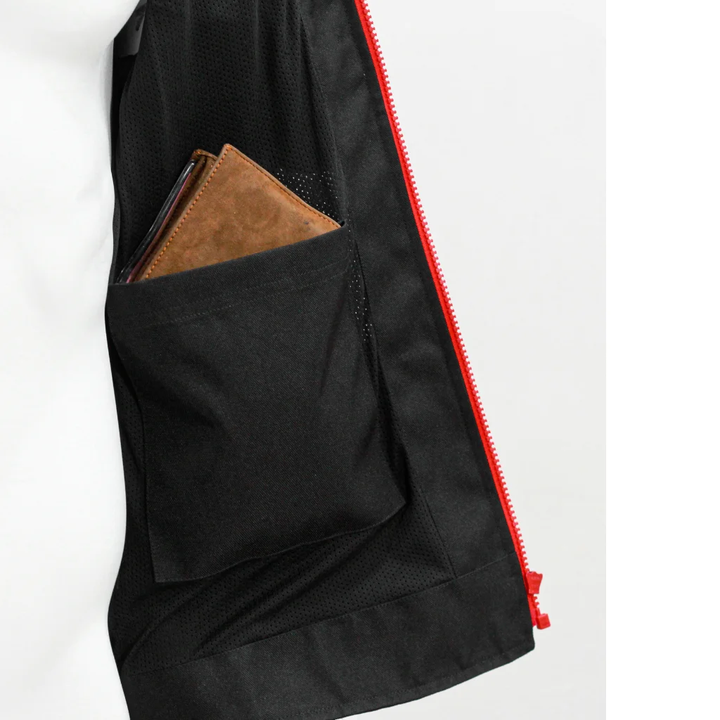 Raida BOLT Motorcycle Jacket Black Red - Image 5