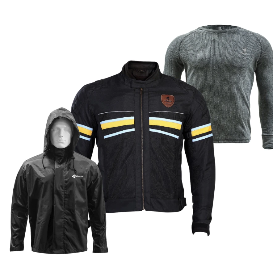 Raida Vintago Jacket Black Yellow - Image 2