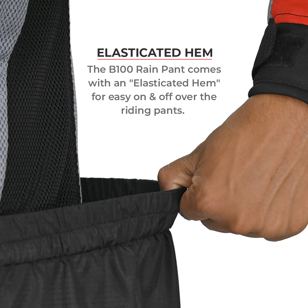 ViaTerra B100 Motorcycle Rain Pants - Image 5