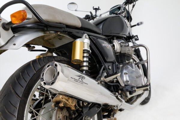 RED ROOSTER Stellar Pro Exhausts – Polish for Interceptor 650