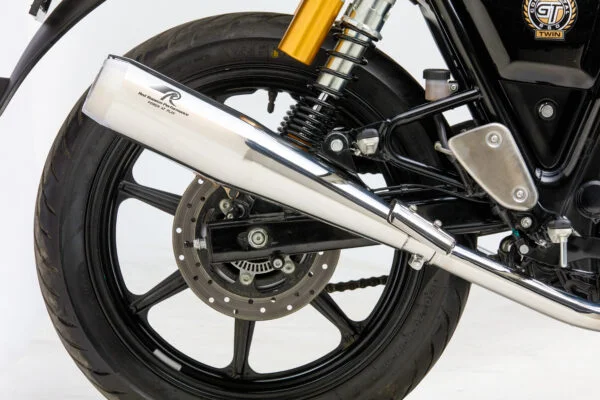 RED ROOSTER Stellar Pro Exhausts – Polish for Continental GT 650 - Image 5