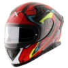 AXOR APEX ROADTRIPE BLACK RED FULL FACE HELMET FOR MAN AND WOMAN