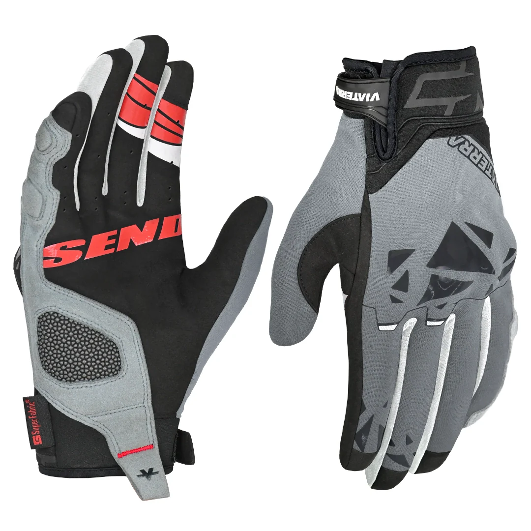 Viaterra ROOST v2 – OFFROAD MOTORCYCLE GLOVES - Grey