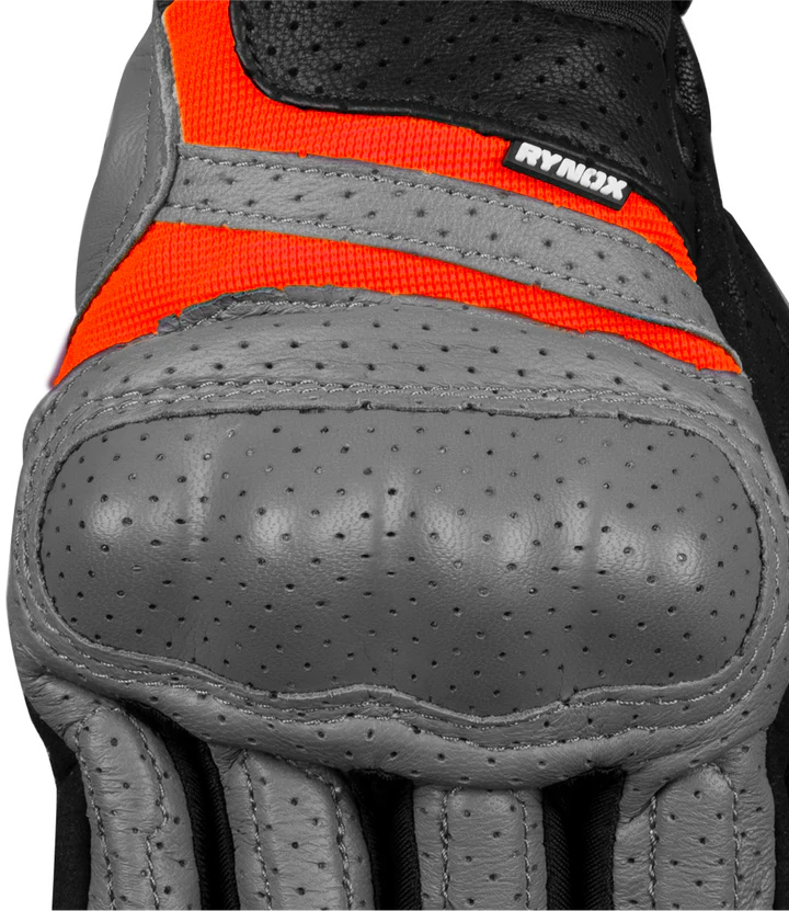 RYNOX AIR GT SP GLOVES GREY ORANGE - Image 4