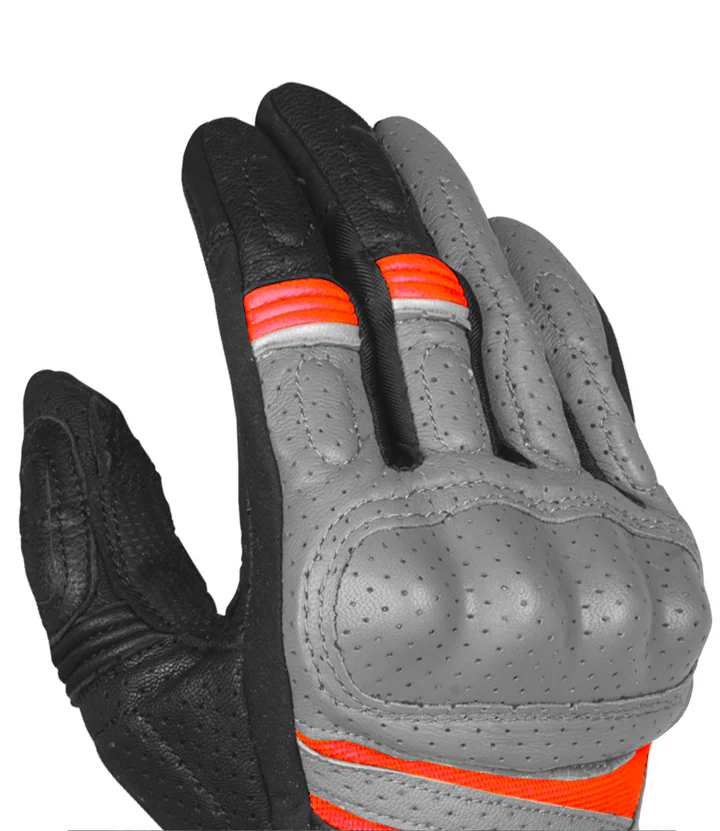 RYNOX AIR GT SP GLOVES GREY ORANGE - Image 3
