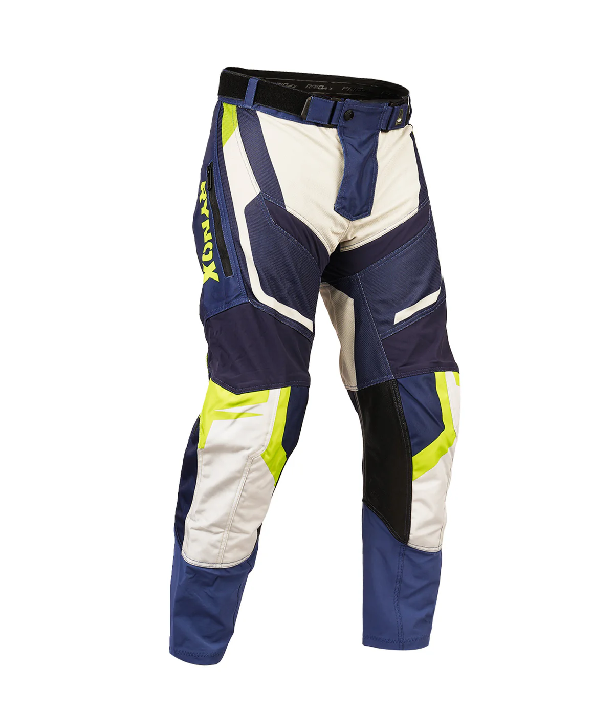 RYNOX DUNE NEO OFFROAD PANTS BLUE HI-VIZ GREEN