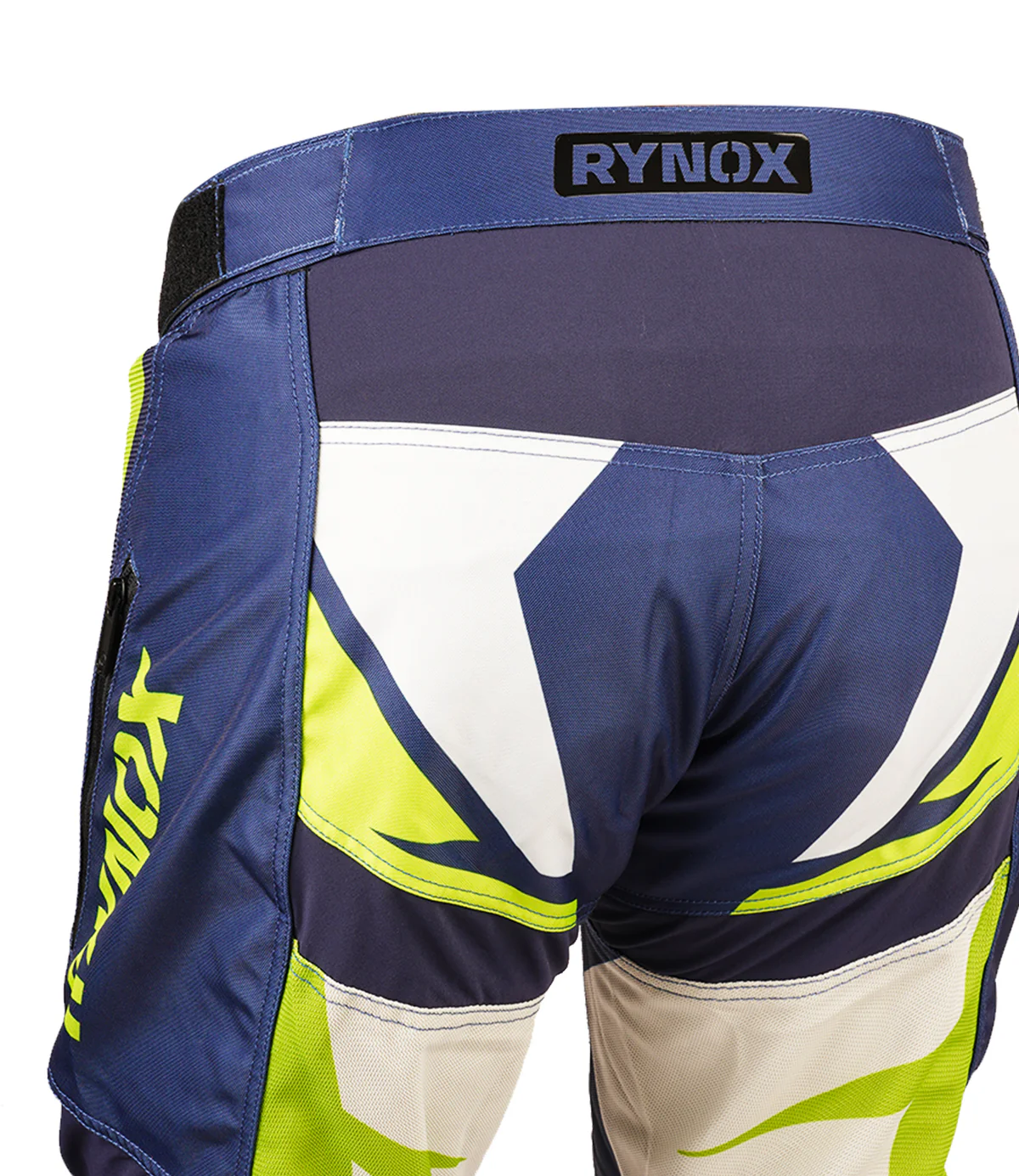 RYNOX DUNE NEO OFFROAD PANTS BLUE HI-VIZ GREEN - Image 8
