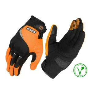 RYNOX HELIUM GT GLOVES BLACK ORANGE