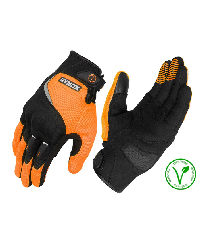 RYNOX HELIUM GT GLOVES BLACK ORANGE