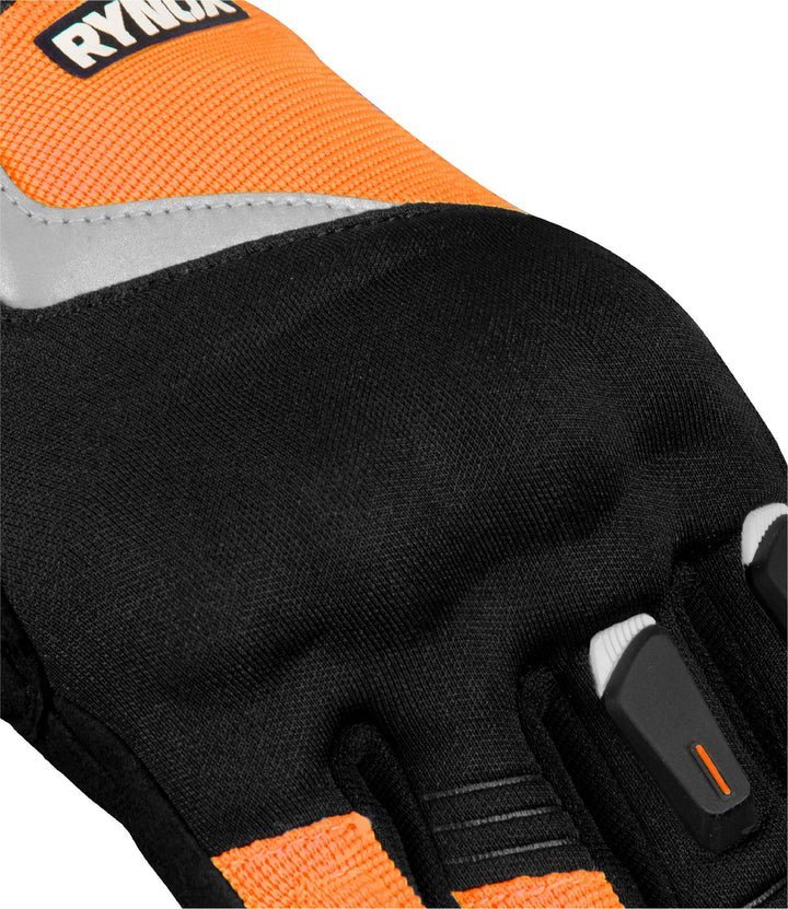 RYNOX HELIUM GT GLOVES BLACK ORANGE - Image 3