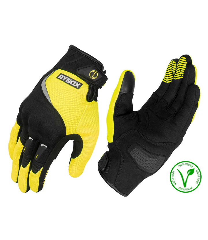 RYNOX HELIUM GT GLOVES BLACK YELLOW