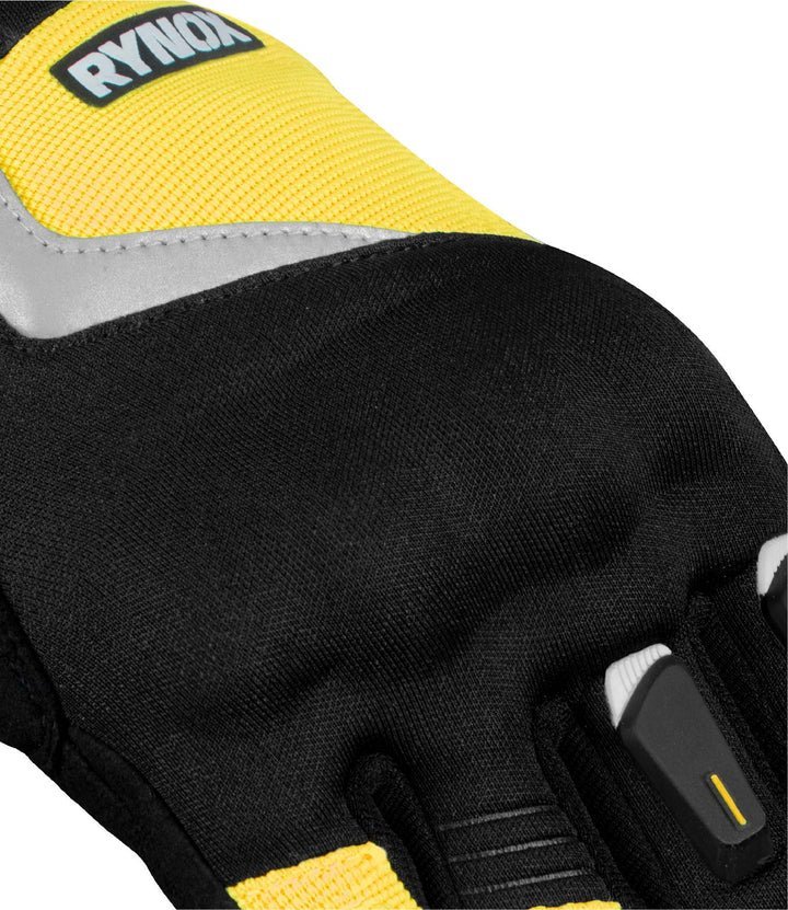 RYNOX HELIUM GT GLOVES BLACK YELLOW - Image 3
