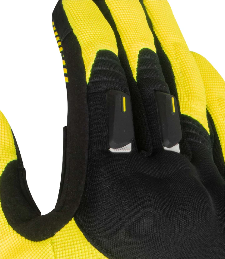 RYNOX HELIUM GT GLOVES BLACK YELLOW - Image 6