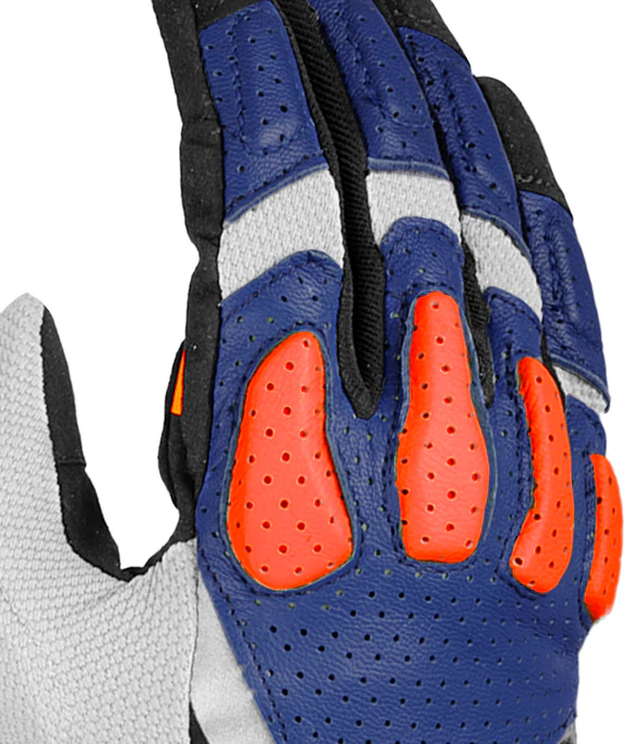 RYNOX RIDGE PRO OFFROAD GLOVES BLUE ORANGE - Image 8